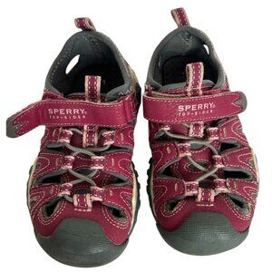 Sperry Top Sider Sandals Wet Tech Fish Hiking Sandals Shoes Girls Size 9W Sports